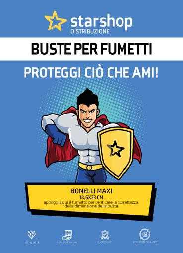 Buste Bonelli Maxi 18,6x23 cm confezione 100pz