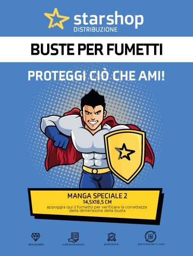 Buste Manga Special 2 14,5x18,5 cm confezione 100pz
